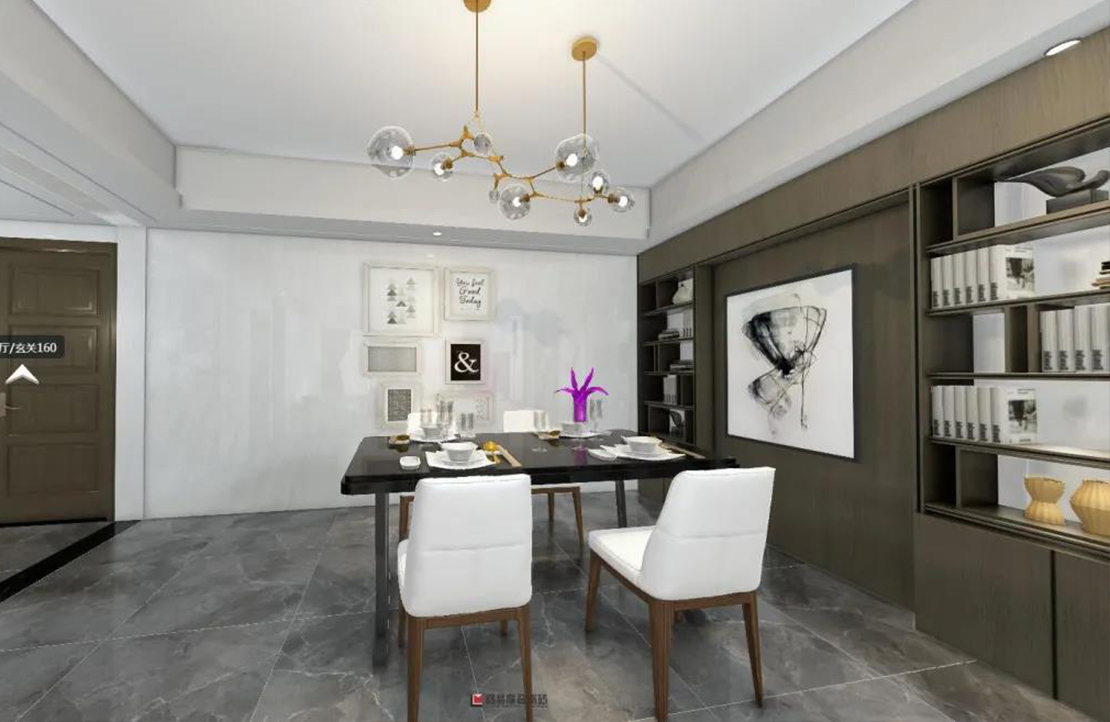 105m2的現代簡約家居，凝練摩登之美