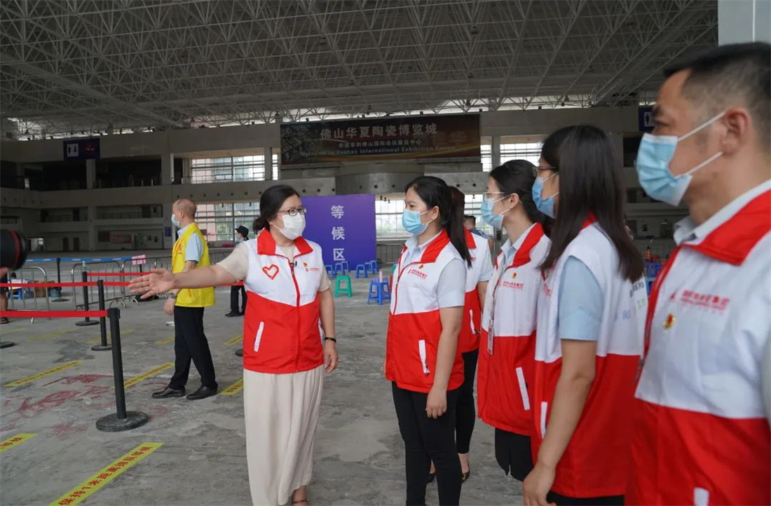 防疫有我，佛山加油！新明珠黨群志愿者服務隊支援佛山防疫工作